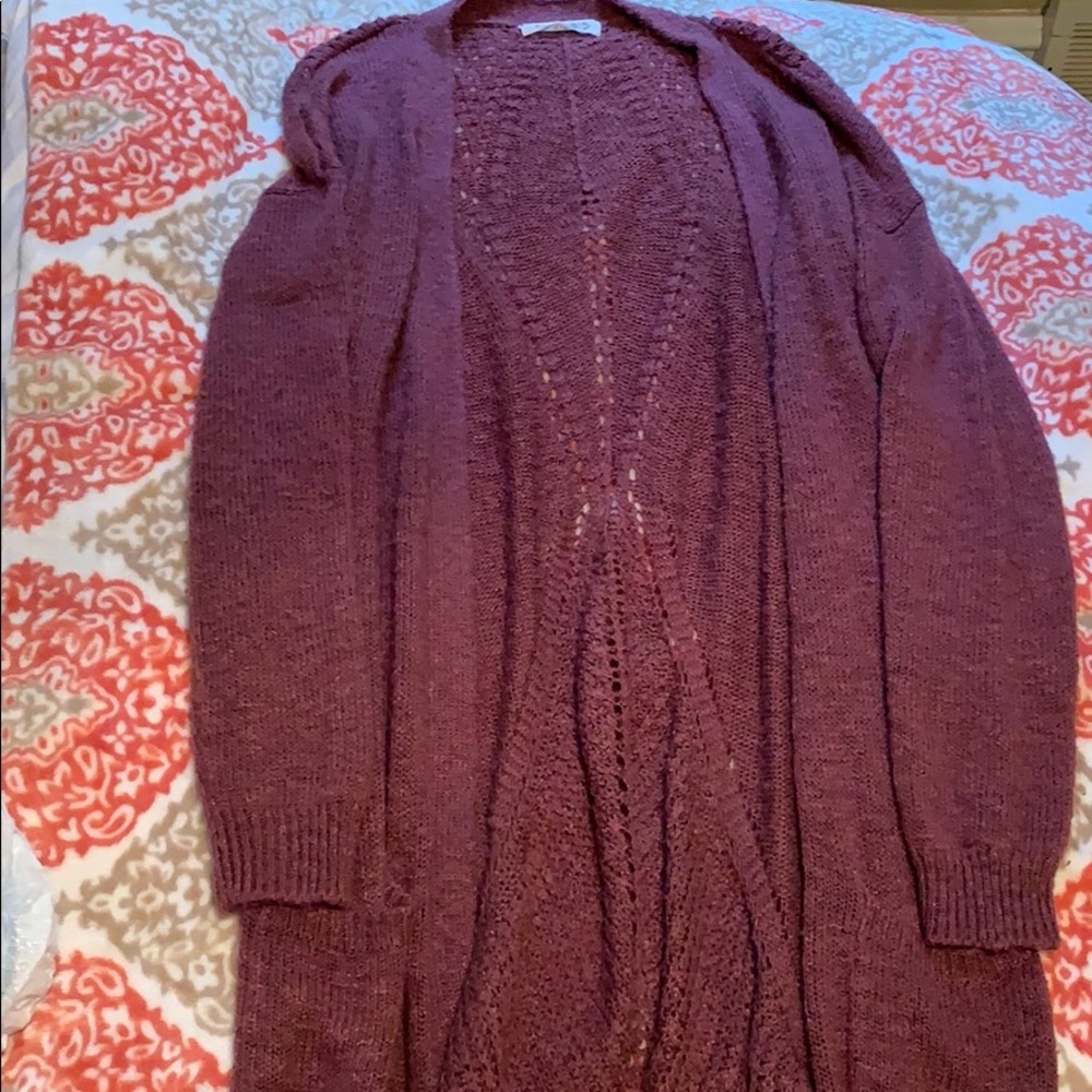 Magenta cardigan